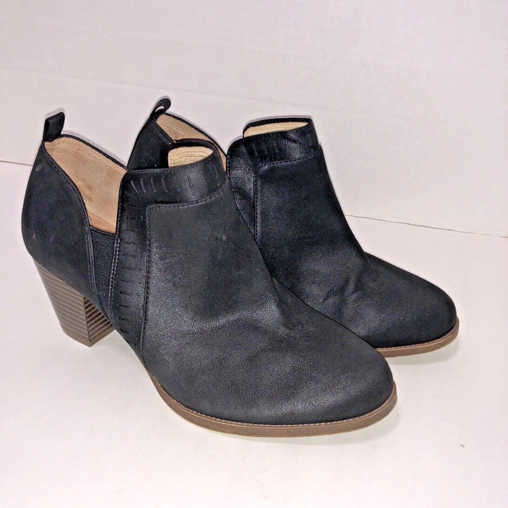 LifeStride Velocity Womens Jovie Ankle Booties w/Block Heel Flex Sole - Size 7.5 - Picture 2 of 11